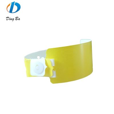 Customized Logo Plastic Wristbands Colorful Yellow Red White Blue Composite Bracelet