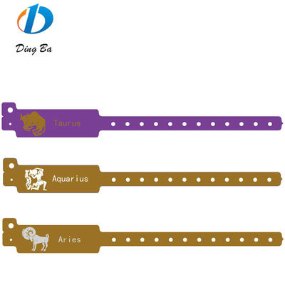 Anniversary Occasion Twelve Zodiacs Design Wristband with Customized Inlay Technology