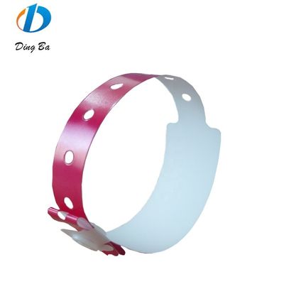 Customized Logo Plastic Wristbands Colorful Yellow Red White Blue Composite Bracelet