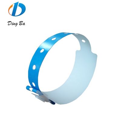 Customized Logo Plastic Wristbands Colorful Yellow Red White Blue Composite Bracelet