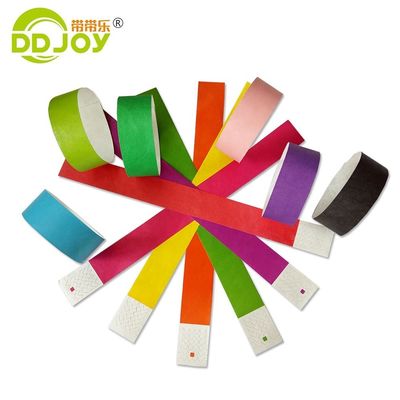 Silk Printing Color Plating 100PCS TWR25 Paper Bracelets for Custom Events and Festivals