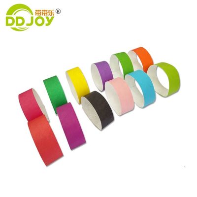 Silk Printing Color Plating 100PCS TWR25 Paper Bracelets for Custom Events and Festivals
