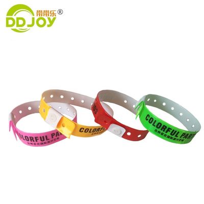 250*25mm/250*16mm Vinyl Plastic Wristband for Secure Shipping via UPS DHL EMS Fedex TNT