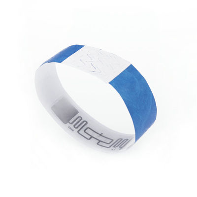 Custom Logo Printed Tyvek RFID Wristbands with NFC Function The Ultimate Retailer's Choice
