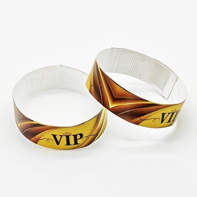 Custom Logo Printed Tyvek RFID Wristbands with NFC Function The Ultimate Retailer's Choice