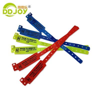 Custom Events PVC Neon Color Wristbands Gifts One off Plastic Festival Vinyl Bracelet