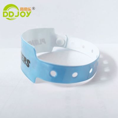 Custom Logo Vinyl Bracelets for Amusement Park Affordable and Durable