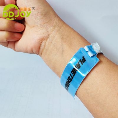 Custom Logo Vinyl Bracelets for Amusement Park Affordable and Durable