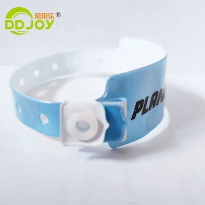 Custom Logo Vinyl Bracelets for Amusement Park Affordable and Durable