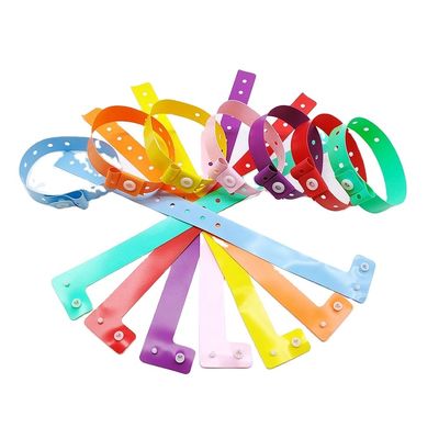 Soft Plastic PVC Sale L Shape Adult Size Wristband for Events Festival Customized Logo