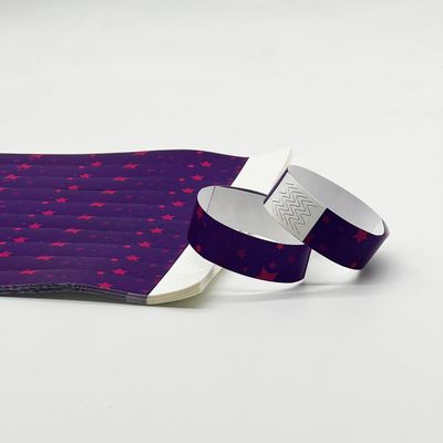 Entertainment Event Bracelet Customized with Printed DuPont Design Admission Ticket