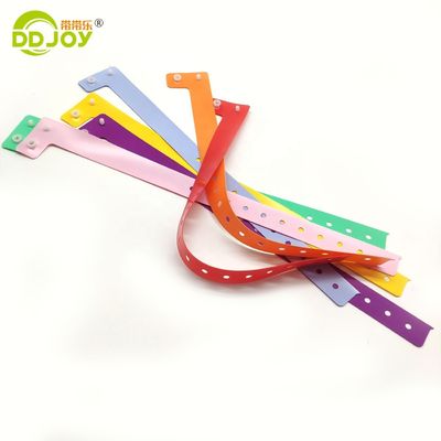 Custom Logo PVC L Shape Adjustable Plastic Bracelet for Event Festival Romantic Style