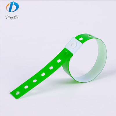 Other Shape Soft Adjustable PVC/ Vinyl Plastic Entry Wristband for Events and Parties