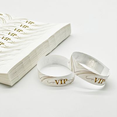 Event Party Supplies Waterproof Paper Bracelet with NFC Function and RFID