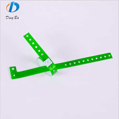 Other Shape Soft Adjustable PVC/ Vinyl Plastic Entry Wristband for Events and Parties