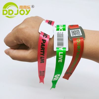 Customised Comfortable Disposable Wristband for Personalised Event Access Control