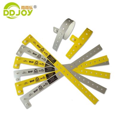 Children's Events Tickets One-time Paper Wristband with Composite Material