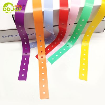Romantic Style 100 MOQ Vinyl Wristbands for Events Club Music Meeting Party Festival