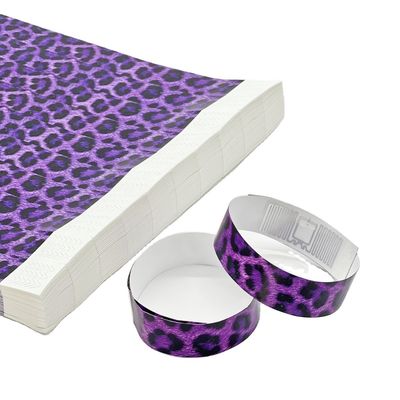 Customized Waterproof Paper Tyvek RFID Wristbands NFC Function Included