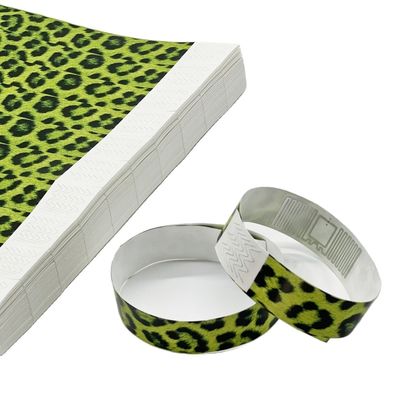 Customized Waterproof Paper Tyvek RFID Wristbands NFC Function Included