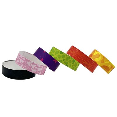 Customized Waterproof Paper Tyvek RFID Wristbands NFC Function Included