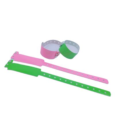 Waterproof Soft Glowing Neon Luminescent PVC Vinyl Bracelet Wristbands for Night Club