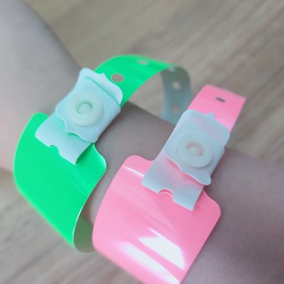 Waterproof Soft Glowing Neon Luminescent PVC Vinyl Bracelet Wristbands for Night Club