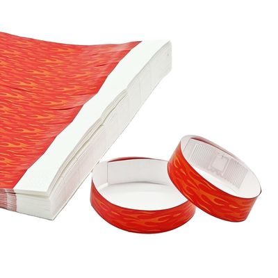 Waterproof Tyvek Bracelet Wristbands for Event Party in Green Tear Resistant Material