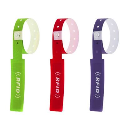 Customized Size RFID Thermal Printing Paper Wristbands for Medical Chip Recognition
