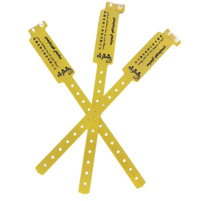 250*25 Soft PVC Waterproof Vinyl Bracelet Identification Wristband for Club Occasion