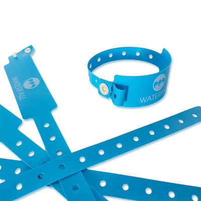 170*18mm Waterproof Soft PVC Vinyl Wristbands for Events / Festival from Stylish