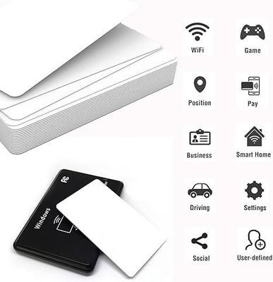 Customized RFID 125KHZ T5577 EM4305 13.56MHZ Rewritable Composite Key Cards Key Chip Frequency