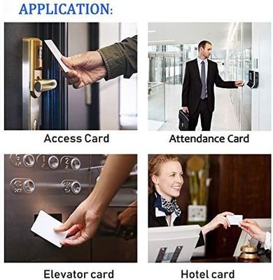 Customized RFID 125KHZ T5577 EM4305 13.56MHZ Rewritable Composite Key Cards Key Chip Frequency