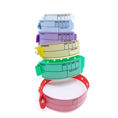 170*18mm Child Size Writable Wrist Bands for Hospital/Clinic Usage Convenient One Time
