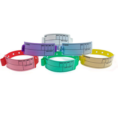 170*18mm Child Size Writable Wrist Bands for Hospital/Clinic Usage Convenient One Time