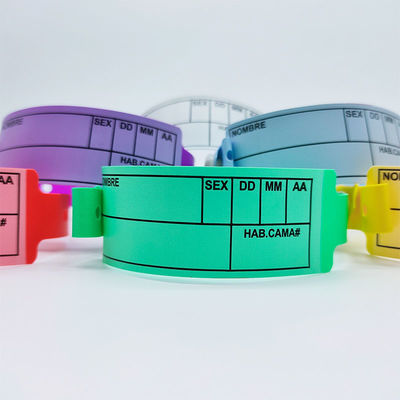 170*18mm Child Size Writable Wrist Bands for Hospital/Clinic Usage Convenient One Time