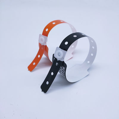 Waterproof L Shape Vinyl Bracelets DDJOY Custom One Time for Festival Events 250*16mm