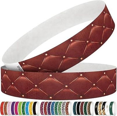 Events Party Usage Scenarios Waterproof and Tear Resistant Custom Logo Tyvek Wristband