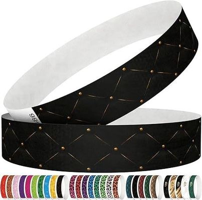 Events Party Usage Scenarios Waterproof and Tear Resistant Custom Logo Tyvek Wristband