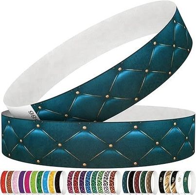 Events Party Usage Scenarios Waterproof and Tear Resistant Custom Logo Tyvek Wristband