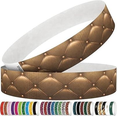 Events Party Usage Scenarios Waterproof and Tear Resistant Custom Logo Tyvek Wristband