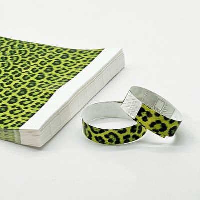 Event Party Supplies Custom Logo Printed Tyvek RFID Wristbands with NFC Function