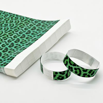 Event Party Supplies Custom Logo Printed Tyvek RFID Wristbands with NFC Function