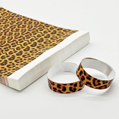 Event Party Supplies Custom Logo Printed Tyvek RFID Wristbands with NFC Function