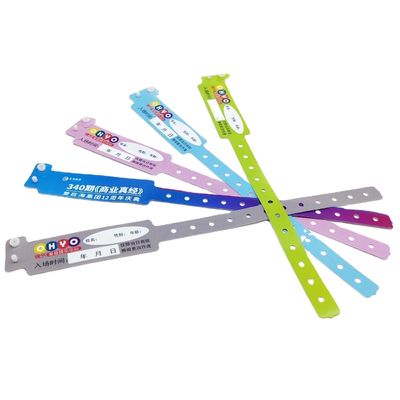 VIP Party Customized Designs Soft Pvc Material Colorful Vip Guest Regular Vinyl Wristband
