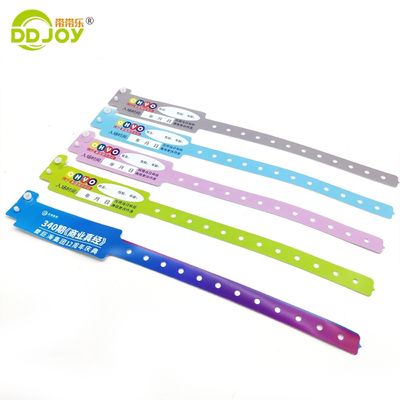 VIP Party Customized Designs Soft Pvc Material Colorful Vip Guest Regular Vinyl Wristband