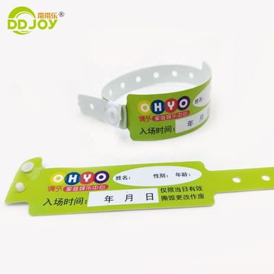 VIP Party Customized Designs Soft Pvc Material Colorful Vip Guest Regular Vinyl Wristband