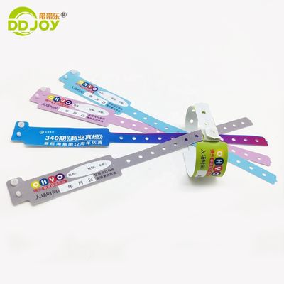 VIP Party Customized Designs Soft Pvc Material Colorful Vip Guest Regular Vinyl Wristband