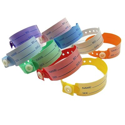 Custom Writable Vinyl Disposable Identification Wristbands for Hospital Patients