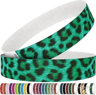 Customized Patterns Logo OEM Tyvek Wristband Personalized for Weddings and Gatherings